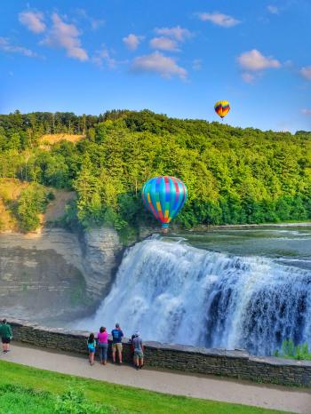 waterfall at Letchworth State Park