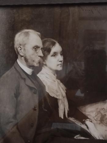  artist Lemuel Maynard Wiles and his wife Rachel