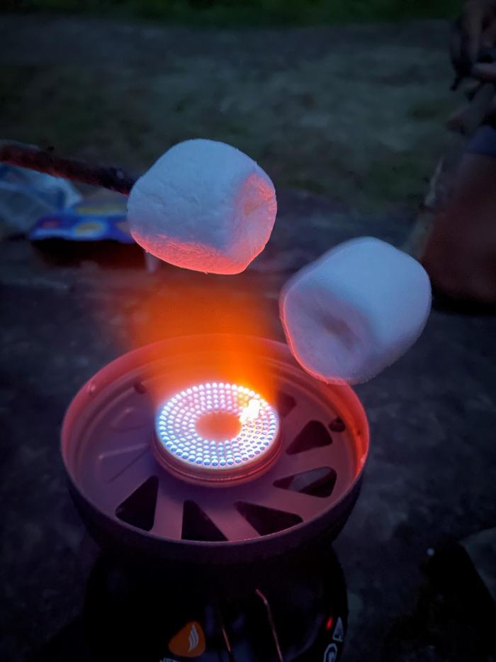 dark sky, wyoming county, marshmellows, roasting, camping