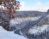 Letchworth State Park in winter