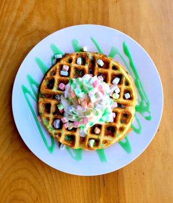 Charms Waffle @ 49 Coffee House & Eatery waffles