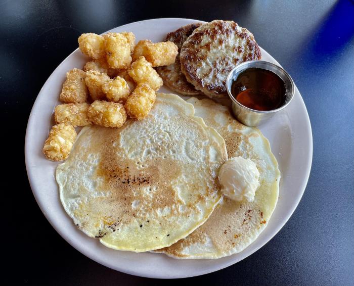 pancakes with wyoming county maple syrup