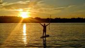 Paddling on Silver Lake - Photo by Breeze Photography